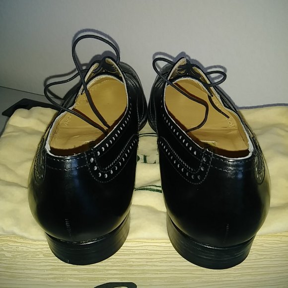 cole haan wingtip black
